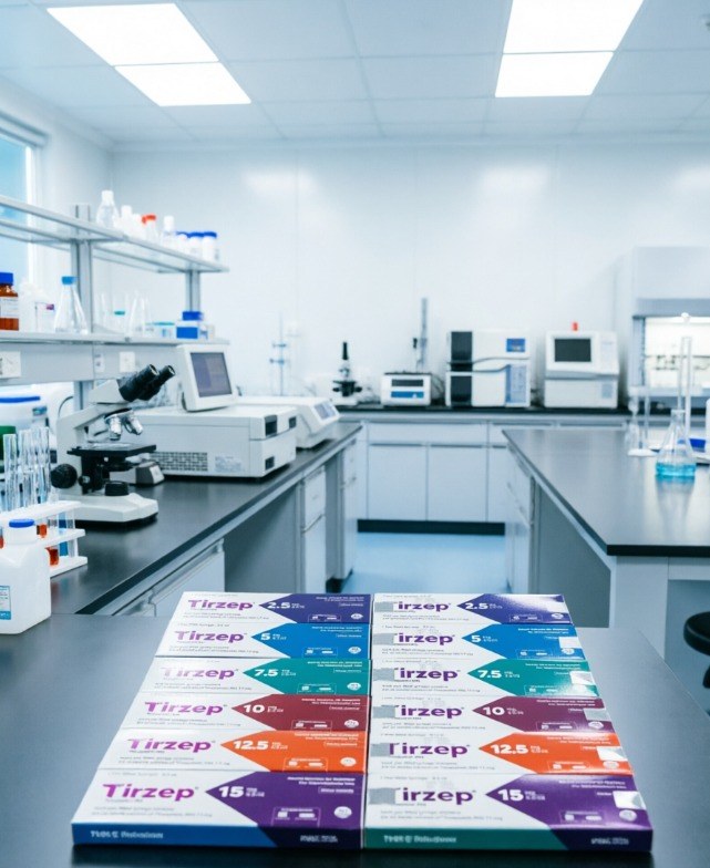 Research peptide vials